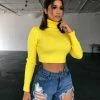 Tic Toc Tessa Cropped Sweatshirt(Yellow)(final Sale)